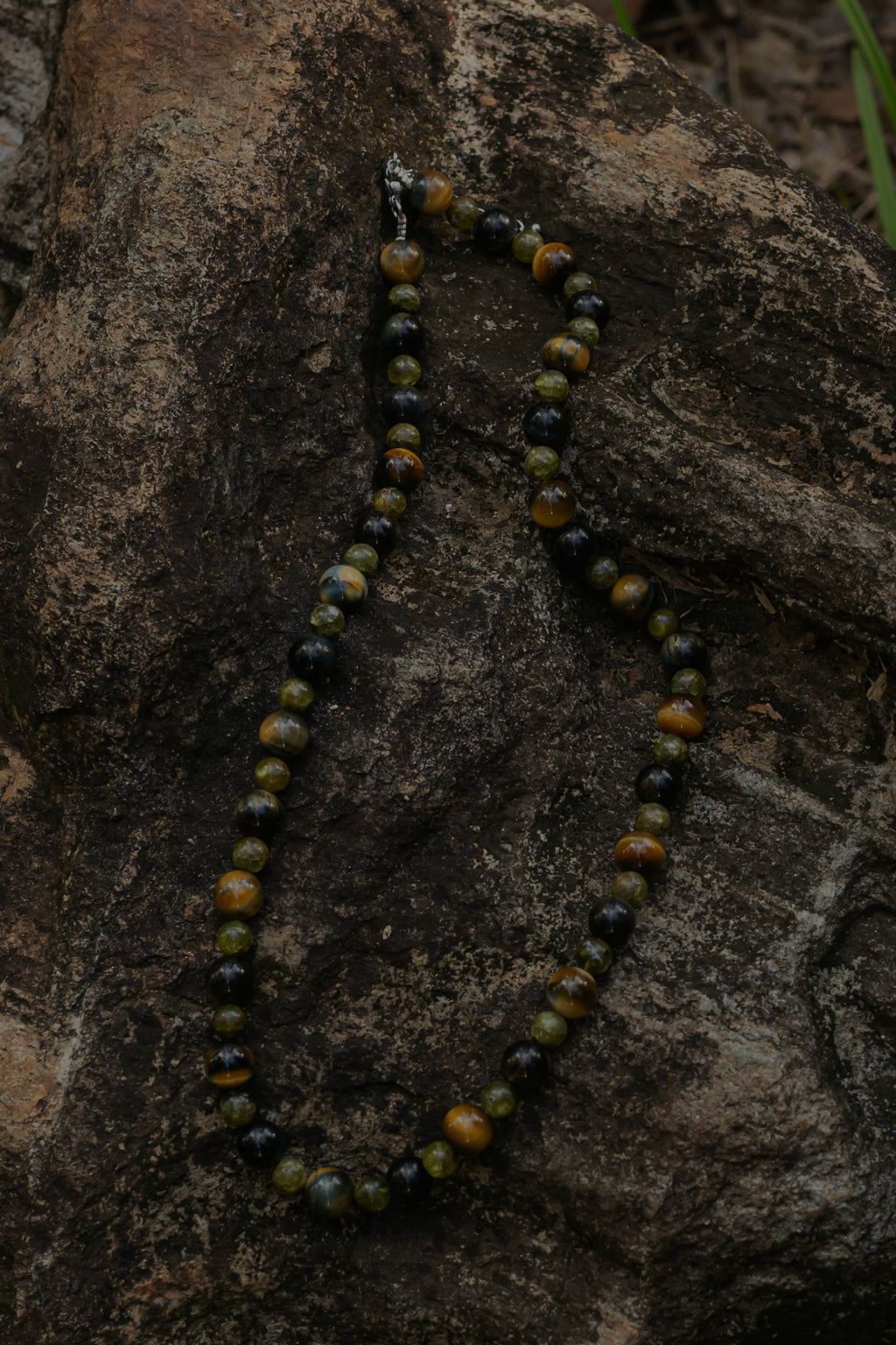 Tiger Eye + Peridot + Blue Tiger Eye - Collar - foto 118