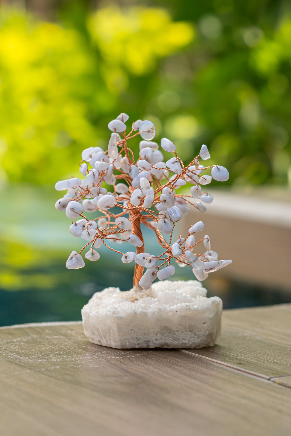 Blue Lace Agate - Árbol de cristales - foto 123